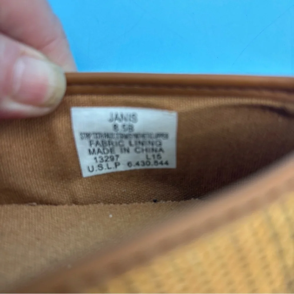 Lauren Ralph Lauren Janis Women’s Casual Slip-On Brown Shoes Size 8.5B